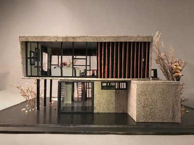 王怡雯的建筑模型制作 空间的细腻重塑与表达