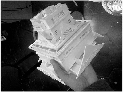手工PVC模型制作 精致还原日本熊本城建筑之美